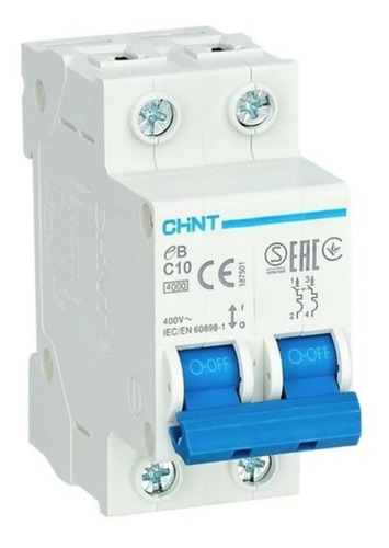 Breaker Termomagnetico De 2 Polos 40 Amp Chint