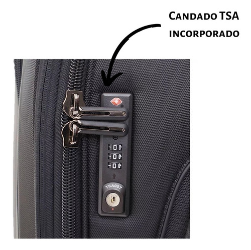 Valija Samsonite Patrono Semirígida Grande Candado Tsa
