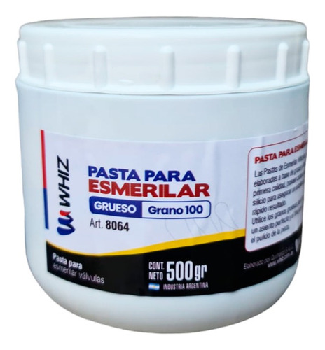 Pasta Para Esmerilar Válvulas Gruesa 450 Gramos 