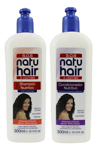 Kit Shampoo+condicionador Nutritivo Natuhair Sos Tradicional