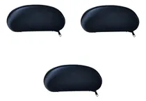 Comprar Kit 3 Porta Oculos Estojo Para Óculos De Sol Com Zíper Preto