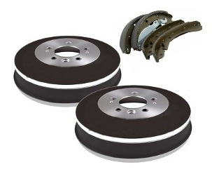 Kit Campanas Y Zapatas De Freno Ford Ecosport 4x2 C/ Rodamie