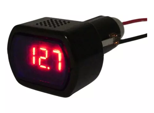 Voltímetro Digital para Encendedor de Vehículo 12V-24V