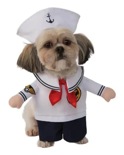 Disfraz Para Perros Y Gatos Diseño Marino Halloween Mascotas