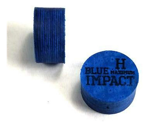 Puntas De Tacos De Billar Navigator Blue Impact Cue Tip 14mm