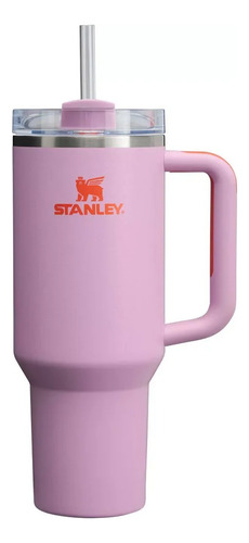 Stanley Quencher H2.0 Tumbler 30oz Color Rosa /anaranjado