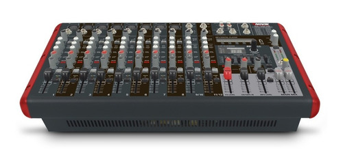 Consola De Audio Novik Neo Potenciada  Nvk1200pusb Mixer