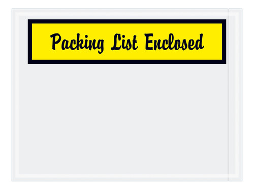 Pl443 Poly Envelope Leyenda  Packing List Enclosed  4  1 2 