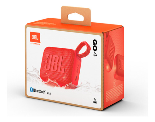 Parlante Jbl Go 4 Portatil Bluetooth Waterproof Original Red Rojo