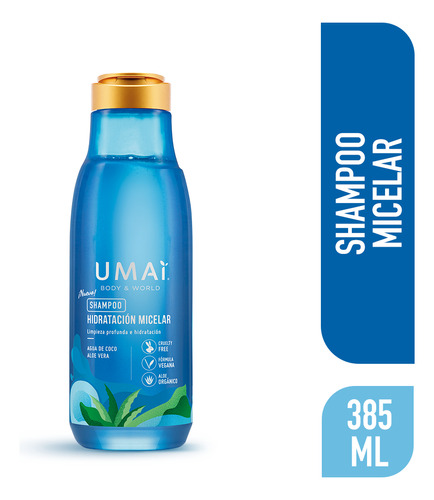 Umai Shampoo Micelar Frasco 385 Ml