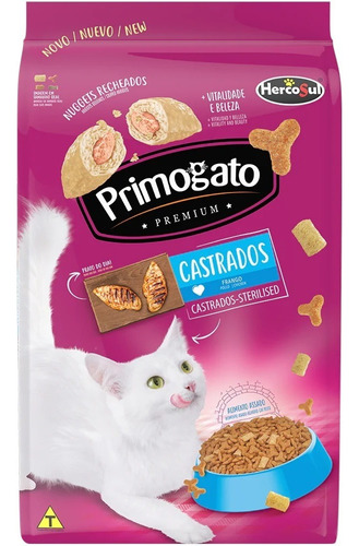 Primogato Castrado 10.1 Kg Con Nuggets Rellenas Y