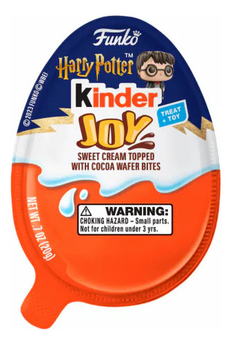 Kinder Joy Harry Potter - Bombom Chocolate 20g - Funko Pop!