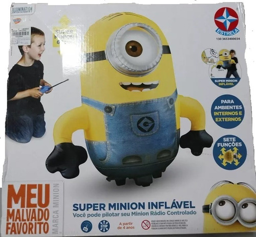 Meu Malvado Favorito Super Minion Inflável Estrela