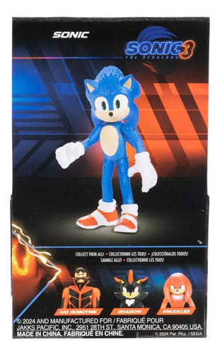 Mini Boneco Sonic 3 Recrie Aventuras Do Sonic The Hedgehog