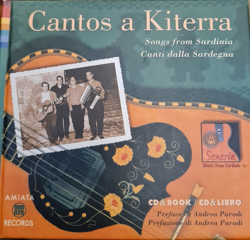 Cd Libro Cantos A Kiterra Songs From Sardinia