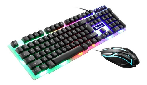 Combo Mouse Y Teclado Gamer Led Limeide Gtx300 Usb