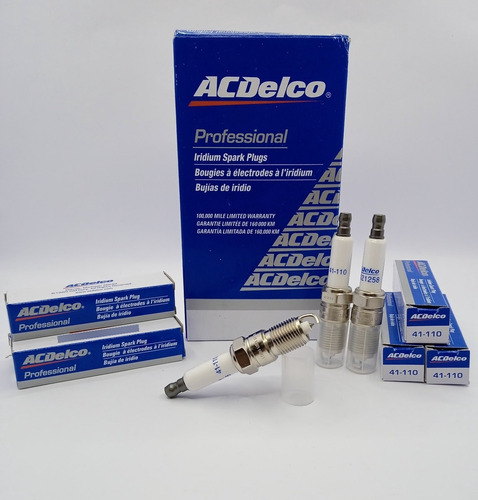 Imagen 1 de 2 de Bujías Acdelco Silverado Tahoe Hd Gran Blazer Cheyene 41-110