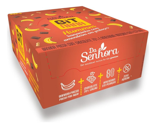 Bananinha Zero Adição De Açúcar Com Chocolate 70% Cacau