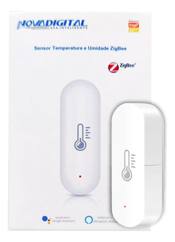 Sensor Temperatura E Umidade Zigbee 3.0 Novadigital Tuya