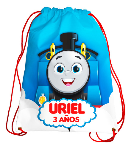 Recuerdo Morralito Bolo Fiesta Thomas Tren Personalizado 15u