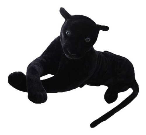 Peluche Gigante Con Forma De Pantera De Leopardo Negro, De P