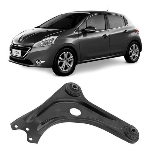 Imagem 3 de 4 de Bandeja Balança Peugeot 208 2013 A 2020 Dianteiro Passageiro