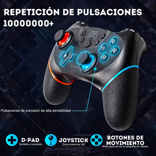 Control Inalámbrico Gamepad Para Nintendo Switch Joystick