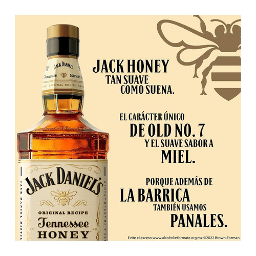 Imagen 4 de 5 de Whiskey Jack Daniels Tennessee Honey 700ml