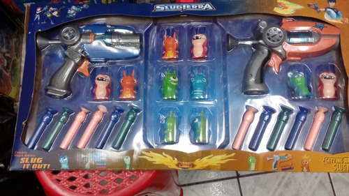 Babosa Bajoterra Slugterra 2lanzadoras X 10 Babosas