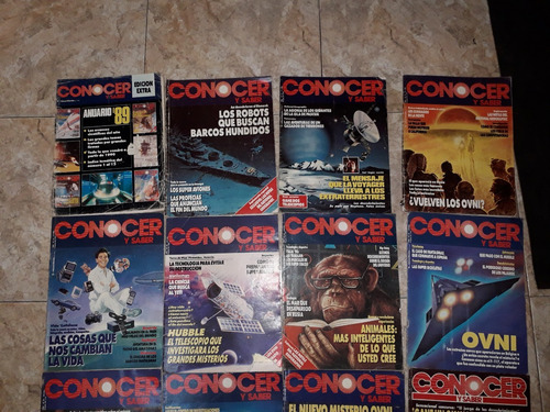 Lote Por 17 Revistas Conocer Y Saber De La Decada 80/90 (Usado)