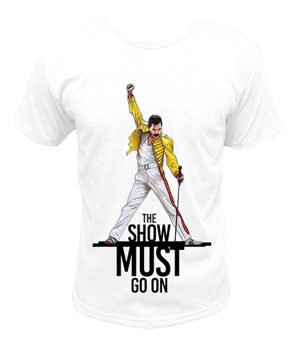 Remera Sublimada Adulto Unisex Queen The Show Must Go On