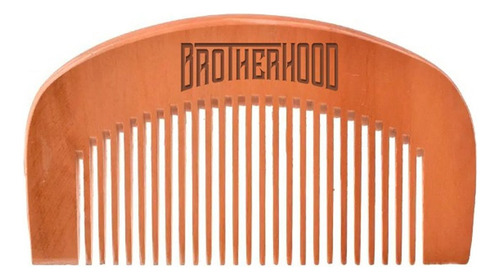 Pente De Madeira Para Barba E Bigode Brotherhood