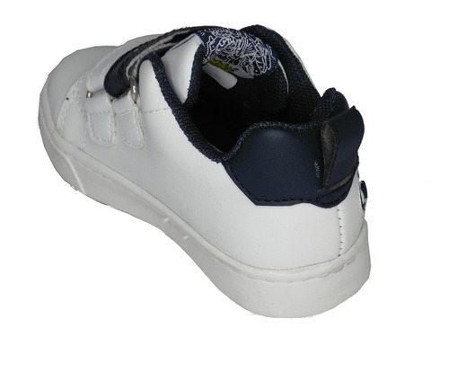 Imagen 4 de 6 de Tenis Bubble Gummers Niño Colección Escolar De Piel Blanco