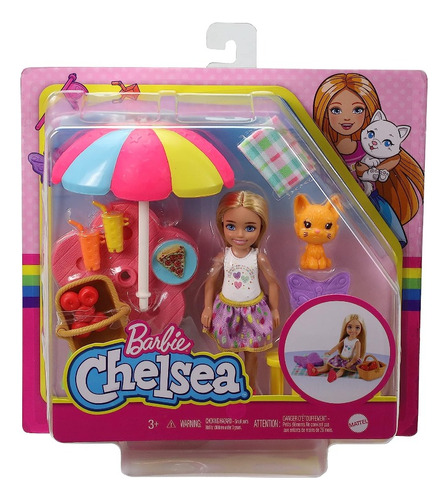 Barbie Chelsea Picnic Con Mascota