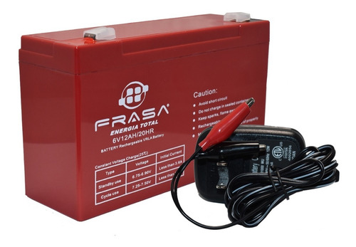 6v - 12a Y 1 Cargador Cs6 Reemplazo Para Carro Montable