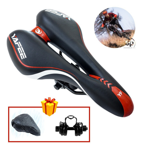 Asiento Para Bicicleta Negro Sport Antiprostatico Vzr