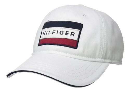 Tommy Hilfiger Sombrero Para Papá Cole, Blanco Clásico