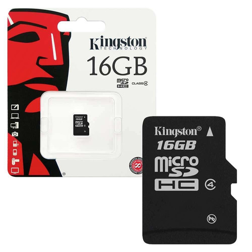 Memoria Micro Para Celular Sd Kingston 16gb Clase 10 80mbs