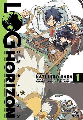 Log Horizon - Mangá Volume 01, de Hara, Kazuhiro. NewPOP Editora LTDA ME, capa mole em português, 2016