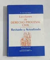 Comprar Lecciones De Derecho Procesal Civil ..