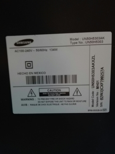 Bus Datos Tv Smart Samsung 50 Pul. Un50h5303akxzl