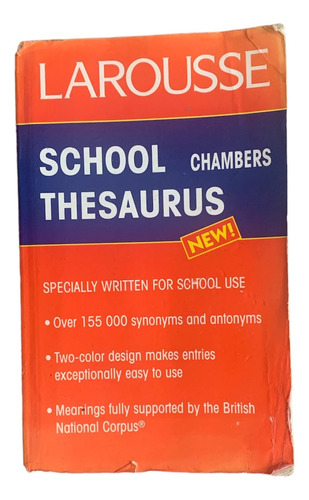 Libro: Diccionario Larousse School Thesaurus