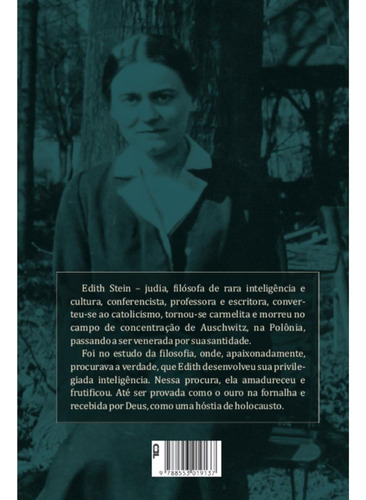 Edith Stein E O Sentido Da Vida, De Maria De Lourdes Ganzarolli De Oliveira. Editorial Benedictus, Capa Mole, Edição 1 Em Português, 2025