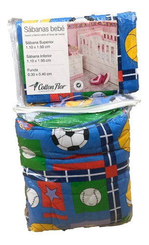 Sábanas + Acolchado Para Bebe Nena O Varon Cuna