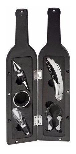 Set/kit Sacacorcho Vino Licor Whisky Botella 5 Piezas
