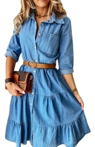 Vestidos de mezclilla mercado libre sale