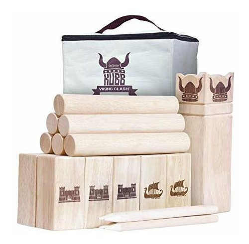 Gosports Regulation Kubb Viking Clash Toss Juego De Juego Pa