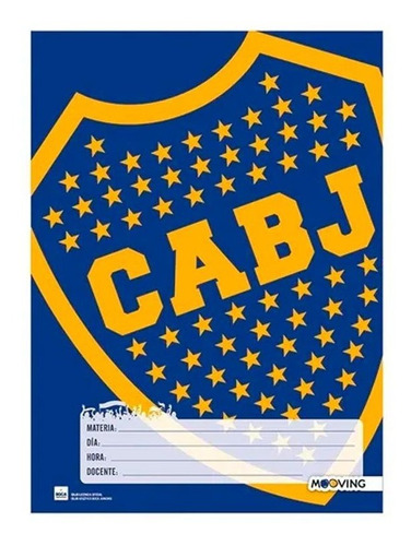 Imagen 2 de 6 de Set Separadores Escolares N°3 Boca Juniors X 6u. 1101111