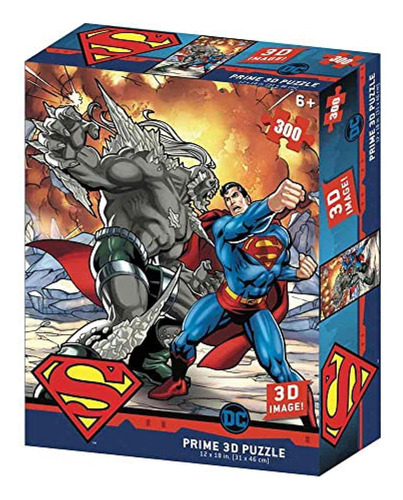 Prime 3d Redstring Dc Comics Superman Vs Lenticular Puzzle 3