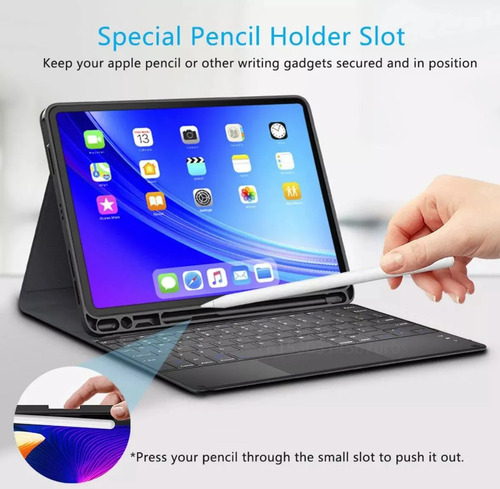 Funda Para Samsung Galaxy Tab S9 Fe 10.9 + Teclado Español Ñ